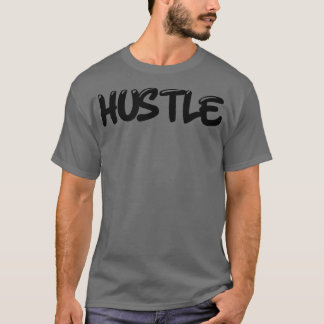 Camiseta Mens HUSTLE Gym Fitness Workout Bodybuilding Motiv