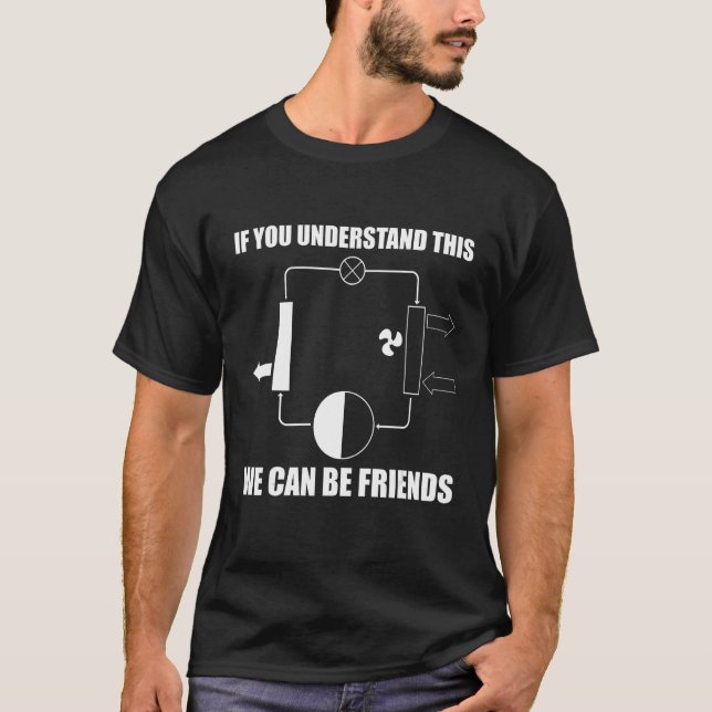 Camiseta Mens  HVAC Tech AC Repairman Technician We Can be  (Anverso)