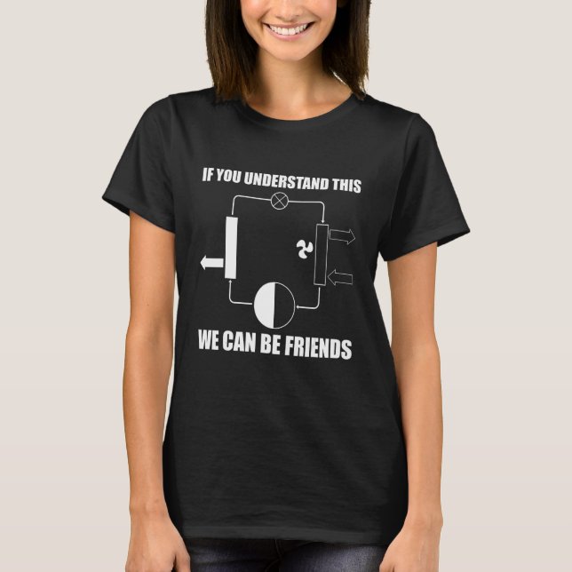 Camiseta Mens  HVAC Tech AC Repairman Technician We Can be  (Anverso)