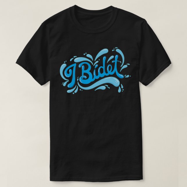 Camiseta Mens I Bidet No Se Necesita Papel Higiénico Agua P (Diseño del anverso)