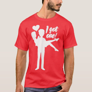 Camiseta Mens I Got One Groom Bride Wedding Bachelor Party 