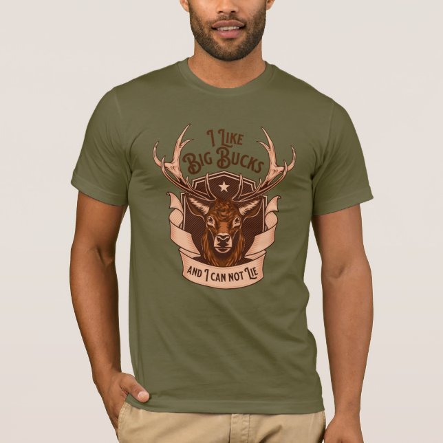 Camiseta Men's I Like Big Bucks And I Can Not Lie Tee (Anverso)