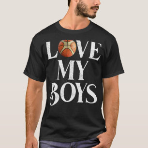 Camiseta Mens I Love My Boys Netball Dad