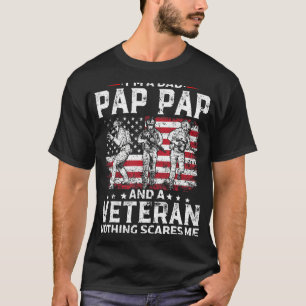 Camiseta Mens I M A Dad Pap Pap Veterano Día Del Padre