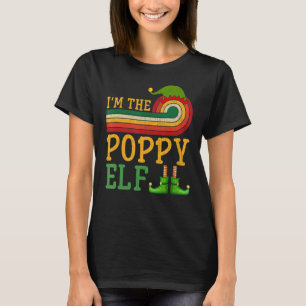 Camiseta Mens I m the Poppy Elf Matching Group Navidades Pa