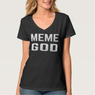Camiseta Mens Internet Memes de Dios
