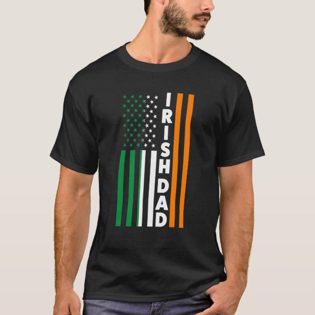 Camiseta Mens Irish Dad Irland Irish Dad (Anverso)