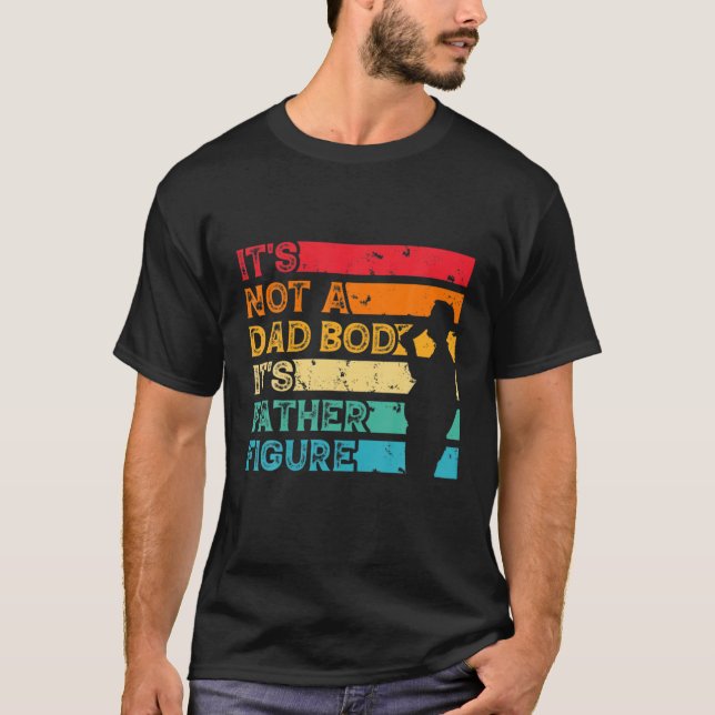 Camiseta Mens It's Not A Dad Bod It's A Father Figure, Funn (Anverso)