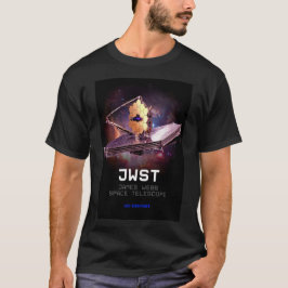 Camiseta Mens James Webb Space Telescope JWST negro
