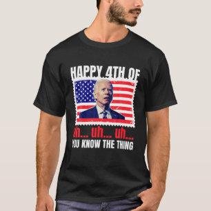 Camiseta Mens Joe Biden confundió a Tee Funny Trendy Merry 