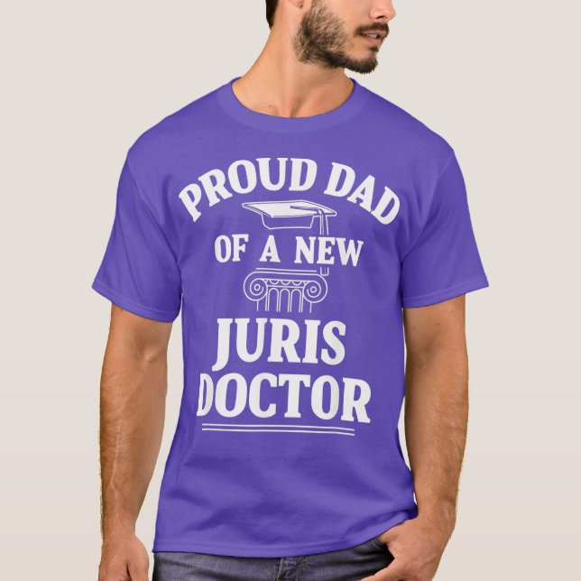 Camiseta Mens Juris Médica de Jurisprudencia Dad Law (Anverso)