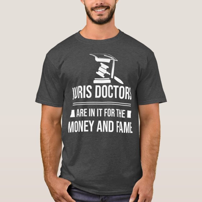 Camiseta Mens Juris Médica de la Jurisprudencia de la Ley d (Anverso)