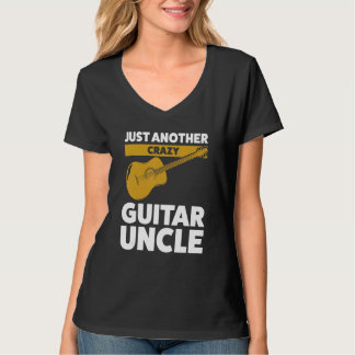 Camiseta Mens just another crazy guitar uncle guitar guitar