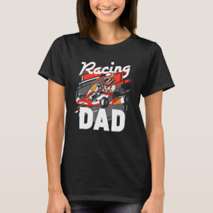 Camiseta Mens Kart Dad Daddy Pit Crew Carreras Go Kart Spee