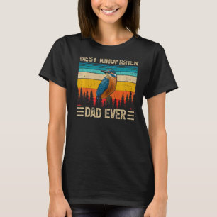 Camiseta Mens Kingfisher Bird Vintage Mejor Kingfisher Dad