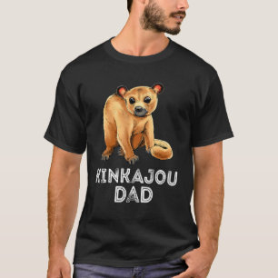 Camiseta Mens Kinkajou Padre Honey Bear Night Ape Kink