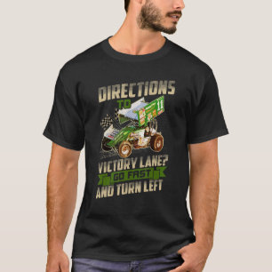 Camiseta Mens Kinser dirección a Victoria Lane Dirt Track S