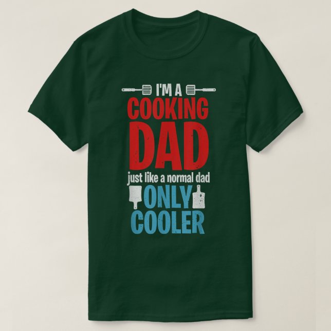 Camiseta Mens Koch Papa Grandpa Father's Day Cooking Grilli (Diseño del anverso)