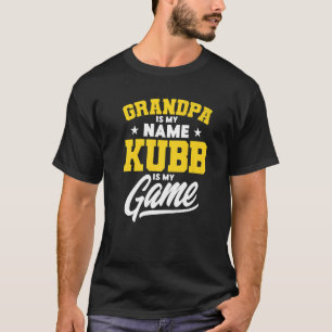 Camiseta Mens Kubb Grandpa Kubb Es Mi Jugador De Kubb