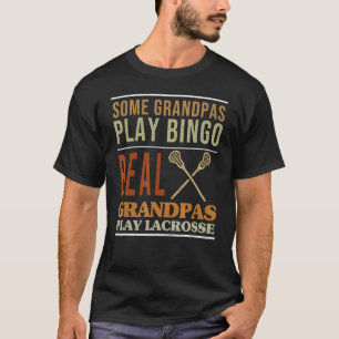 Camiseta Mens Lacrosse Entrenamiento Abuelo Lax Player Gran