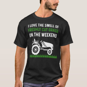 Camiseta Mens Lawn Mowing Dad Landscapar Yard Work Mower Cu