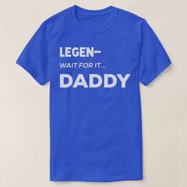 Camiseta Mens Legen Espera Por Esto Papi Legenpapi Padres D (Diseño del anverso)