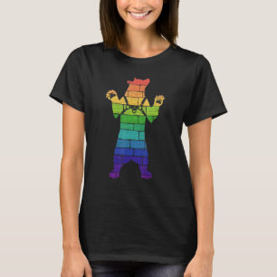 Camiseta Mens Lgbt Paint Splatts Gay Bear Community