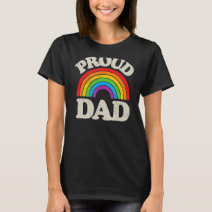 Camiseta Mens Lgbtq Orgulloso Papá Orgullo Gay Lgbt Ally Ra