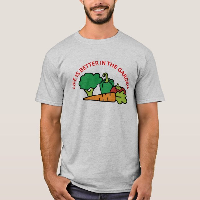 Camiseta Men's Life Is Better In The Garden T-Shirt (Anverso)