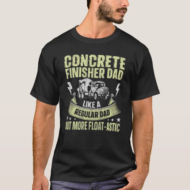 Camiseta Mens Like A Regular Dad But More Floatastic Concre (Anverso)