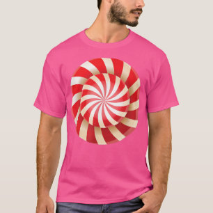 Camiseta Mens lollipop caña dulce lollipop menta