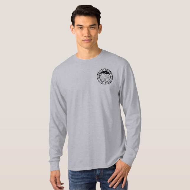 Camiseta Men's Long Sleeve Tee Shirt logos Bea-Streaming (Anverso completo)