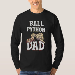Camiseta Mens Lustige Schlange Design Ball Python Papa