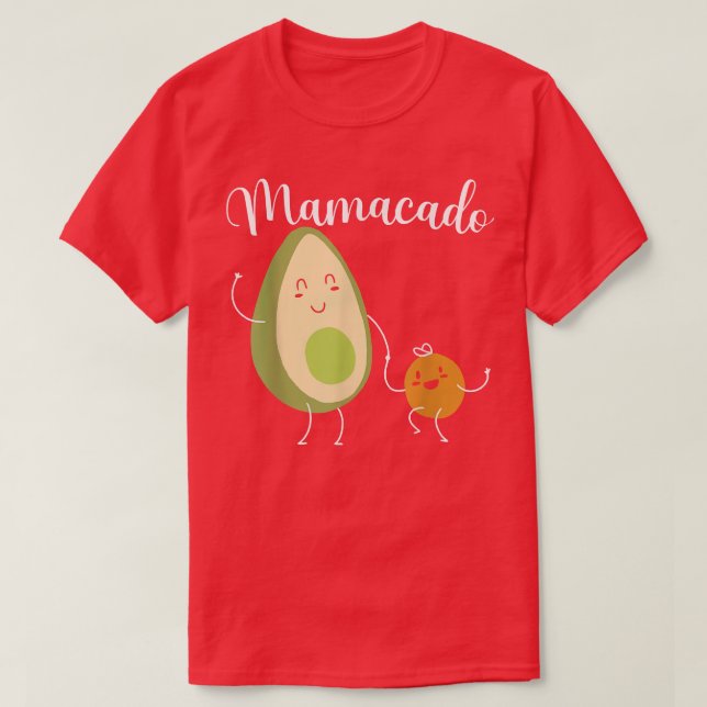 Camiseta Mens Mamacado Mom Aguacado Día de la Madre (Diseño del anverso)