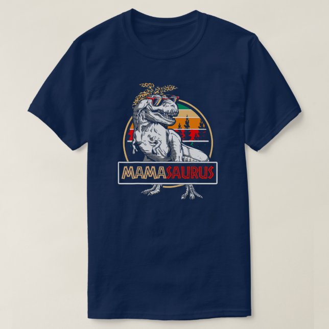 Camiseta Mens Mamasaurus T Rex Dinosaur Mama Saurus Family (Diseño del anverso)