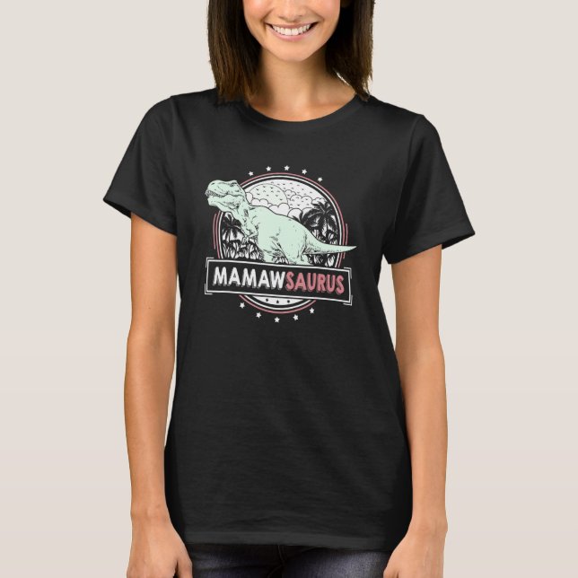 Camiseta Mens MamawSaurus Mamaw idea para el Día de la Madr (Anverso)