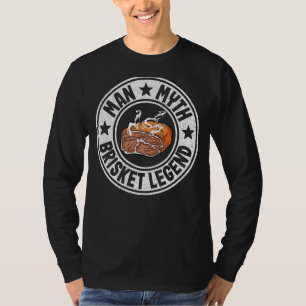 Camiseta Mens Man Myth Brisket Legend Dad Barbecuing