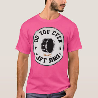 Camiseta Mens Marchando Banda Bass Drum Funny Drummer Regal