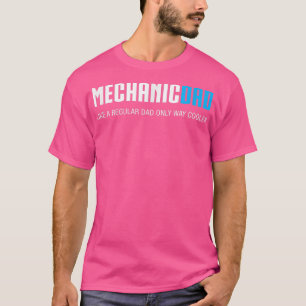 Camiseta Mens Mechanico Papá , Regalo Divertido y Lindo par