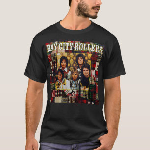 Camiseta Mens Mejor Banda Bay Rollers Music Rock Gift F