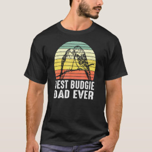 Camiseta Mens Mejor Budgie Dad Bird Budgerigar Parakeet Par