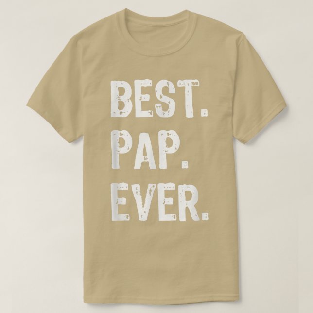 Camiseta Mens Mejor Pap Ever Funny Guay  (Diseño del anverso)