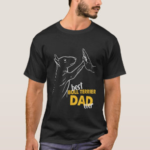 Camiseta Mens Mejor Toro Terrier Papá Nunca Toro Terrier Pa