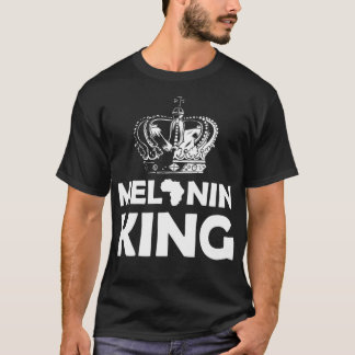 Camiseta Mens Melanin King Clothes Gift African American Me