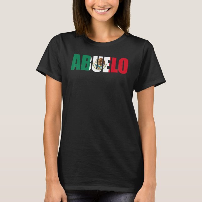 Camiseta Mens  Mexican Abuelo Mexico (Anverso)