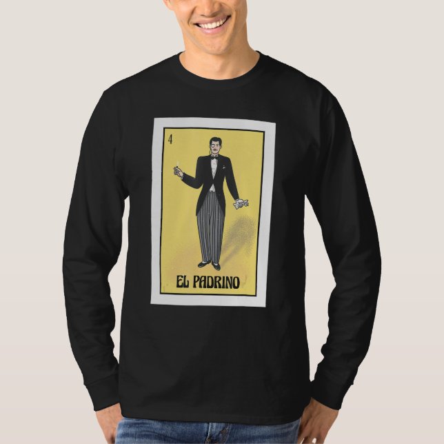 Camiseta Mens Mexican Bingo Regalo Para El Padrino De Boda (Anverso)