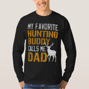 Camiseta Mens Mi amigo de caza favorito me llama Dad Deer H