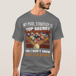 Camiseta Mens Mi Estrategia De Piscina Es La Mayor Hermosa 
