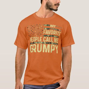 Camiseta Mens Mi gente favorita me llama Grumpy USA Patriot