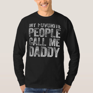 Camiseta Mens Mi Gente Favorita Me Llama Papi Retro Gracios